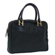 Pre-owned Canvas fendi-bags Fendi Vintage , Black , Dames