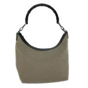 Pre-owned Canvas gucci-bags Gucci Vintage , Beige , Dames