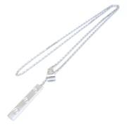 Pre-owned Metal necklaces Cartier Vintage , White , Dames