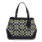 Pre-owned Leather handbags Coach Pre-owned , Black , Dames