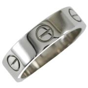 Pre-owned Metal rings Cartier Vintage , Gray , Dames