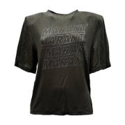 Freya Glitter T-Shirt Lichtgewicht Schouderkussens Isabel Marant Étoil...