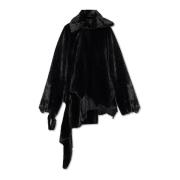 Asymmetrische snit van imitatiebont Balenciaga , Black , Dames