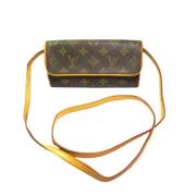 Pre-owned Fabric shoulder-bags Louis Vuitton Vintage , Brown , Dames