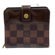 Pre-owned Canvas wallets Louis Vuitton Vintage , Brown , Dames