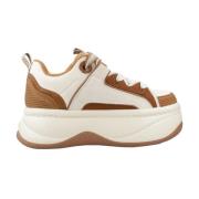 Platform Sneakers Buffalo , Beige , Dames