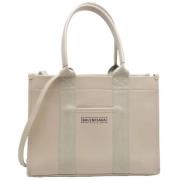 Pre-owned Leather balenciaga-bags Balenciaga Vintage , Beige , Dames