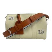 Pre-owned Leather louis-vuitton-bags Louis Vuitton Vintage , Gray , Da...