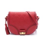 Pre-owned Leather louis-vuitton-bags Louis Vuitton Vintage , Red , Dam...