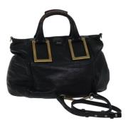 Pre-owned Leather handbags Chloé Pre-owned , Black , Dames