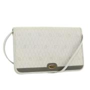 Pre-owned Leather dior-bags Dior Vintage , White , Dames