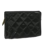 Pre-owned Leather chanel-bags Chanel Vintage , Black , Dames