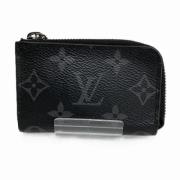 Pre-owned Canvas wallets Louis Vuitton Vintage , Black , Unisex