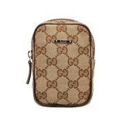 Pre-owned Canvas gucci-bags Gucci Vintage , Brown , Dames