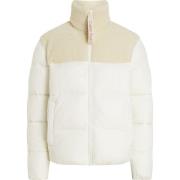 Multicolor Sherpa Panel Donsjas Calvin Klein , White , Heren