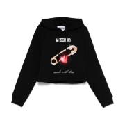 Casual Sweatshirt 555C Moschino , Black , Dames