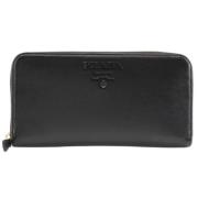 Pre-owned Fabric wallets Prada Vintage , Black , Dames