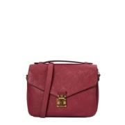 Pre-owned Leather louis-vuitton-bags Louis Vuitton Vintage , Red , Dam...