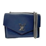 Pre-owned Leather shoulder-bags Louis Vuitton Vintage , Blue , Dames