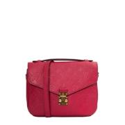 Pre-owned Leather louis-vuitton-bags Louis Vuitton Vintage , Red , Dam...