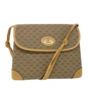 Pre-owned Leather gucci-bags Gucci Vintage , Beige , Dames