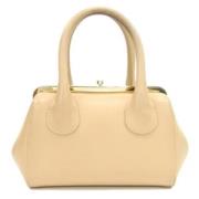 Pre-owned Leather handbags Chloé Pre-owned , Beige , Dames