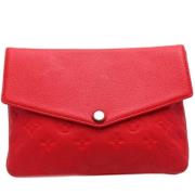 Pre-owned Fabric shoulder-bags Louis Vuitton Vintage , Red , Dames