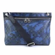 Pre-owned Fabric shoulder-bags Louis Vuitton Vintage , Blue , Dames