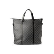 Pre-owned Fabric louis-vuitton-bags Louis Vuitton Vintage , Gray , Dam...