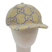 Pre-owned Fabric hats Gucci Vintage , White , Dames