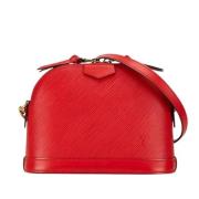 Pre-owned Leather louis-vuitton-bags Louis Vuitton Vintage , Red , Dam...