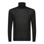 Luxe Zwarte Gebreide Kleding Aw24 Daniele Fiesoli , Black , Heren