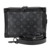 Pre-owned Canvas louis-vuitton-bags Louis Vuitton Vintage , Gray , Her...