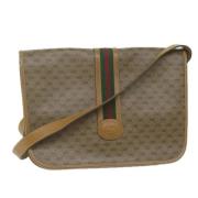 Pre-owned Leather gucci-bags Gucci Vintage , Beige , Dames