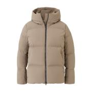 Luxe Donsjas Donker Zand UBR , Beige , Dames