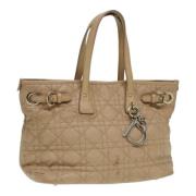 Pre-owned Coated canvas dior-bags Dior Vintage , Beige , Dames