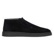 Heren loafers gemaakt van premium Italiaans echt velours Estro , Black...