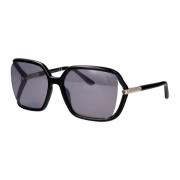 Stijlvolle zonnebril Solange-02 Tom Ford , Black , Dames