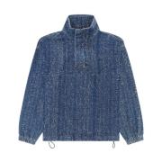 Bouclé Denim Pullover Jack Diesel , Blue , Heren