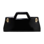 Zwarte Wanda East-West Handtas Salvatore Ferragamo , Black , Dames