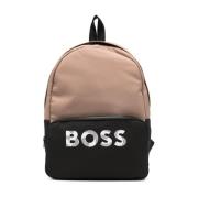 Zwarte tassen met mesh-padding Hugo Boss , Black , Heren