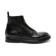 Zwarte Chelsea Boots met leren zool Premiata , Black , Heren