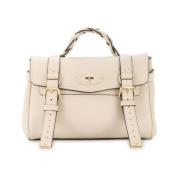 Gevlochten Handvat Crossbody Tas in Beige Mulberry , Beige , Dames