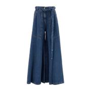 Wijde Denim Jeans voor Vrouwen Etro , Blue , Dames