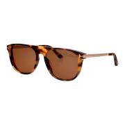 Lionel-02 Stijlvolle Zonnebril Tom Ford , Brown , Heren