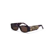 Peri007 3464 Sunglasses Palm Angels , Brown , Unisex