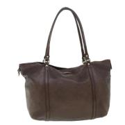 Pre-owned Canvas gucci-bags Gucci Vintage , Brown , Dames