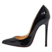 Pre-owned Leather heels Christian Louboutin Pre-owned , Black , Dames