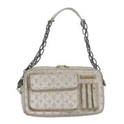 Pre-owned Canvas louis-vuitton-bags Louis Vuitton Vintage , Gray , Dam...