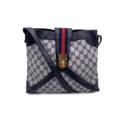 Pre-owned Leather gucci-bags Gucci Vintage , Blue , Dames